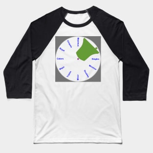 Bell Tower Wall Clock - Green Baseball T-Shirt